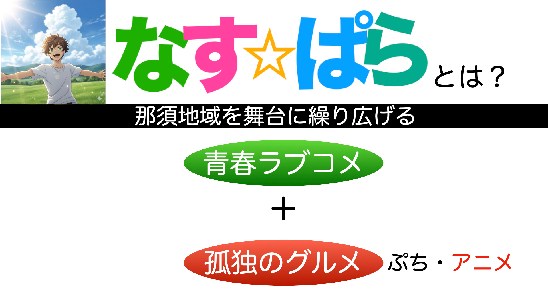 なすぱらとは 青春ラブコメと孤独のグルメ